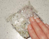 A picture of step 13 of Tiny & Easy Onigiri Rice Squares.