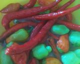 Foto langkah ke 2 dari resep Tumis ikan layur asin dan Teri.