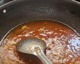 A picture of step 5 of Moong Dal Halwa.