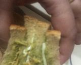 A picture of step 4 of 2 layer Sandwich.