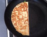 A picture of step 4 of Super-quick Basil and Parma Ham Quesadillas.