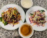 Hình bước làm 4 của món Salad sốt Bơ đậu phộng và sốt Mayonnaise