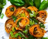 लेफ्टओवर पराठा से पात्रा (paratha patra recipe in hindi) रेसिपी चरण 7 फोटो