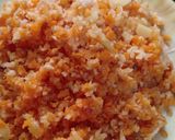 A picture of step 2 of Veg turmeric pulao.