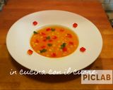 Foto del passaggio 3 della ricetta Zuppa ceci e peperoni rossi ♡