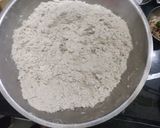 A picture of step 1 of Bajri na Rotla with udaddal.