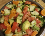 A picture of step 4 of Cucumber salad.