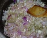 A picture of step 1 of Pilau.