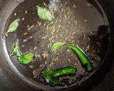 A picture of step 2 of Aloo Matar.
