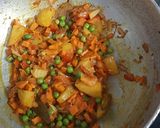 A picture of step 2 of Veggie Paneer Pulao.