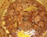A picture of step 9 of Beef Biryani.