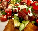 Sałatka tuńczyk/arbuz/awokado/taco krok przepisu 4 zdjęcie
