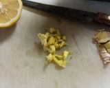 A picture of step 1 of Jump-start Ginger Lemon Tea 🍋.