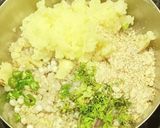 A picture of step 2 of Sabudana Vada.