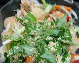 Hình bước làm 6 của món Gỏi Bưởi