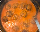 A picture of step 6 of Palak kofta curry.