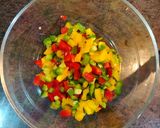 A picture of step 1 of Mexican Maggi.