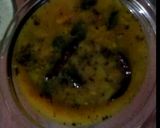 A picture of step 10 of Sambar, Idli with mint coconut sauce.