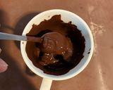 รูปขั้นตอนการทำที่ 1 ของ ช็อกโกแลตพร้อมถั่ว ง่ายมากแค่ใช้ไมโครเวฟ(Dark Chocolate Bite)