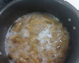 A picture of step 1 of Pink pasta.