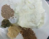A picture of step 2 of Moong sprout dosa.