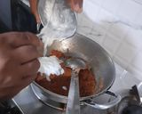 A picture of step 6 of Kadai paneer.