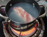 รูปขั้นตอนการทำที่ 1 ของ หมูสามชั้นตุ๋นผักกาดดองจีน (ผักไชกัว)
