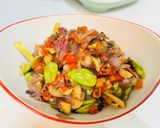 Foto langkah ke 4 dari resep Sambal Pete Cabai Iris.