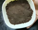 A picture of step 2 of Oreo kaju katli.