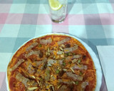 Foto del paso 3 de la receta: Pizza de bacon con frutos secos