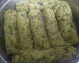 A picture of step 5 of Greens Muthiyas.