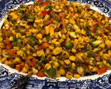 A picture of step 4 of Mexican-ish salad.