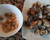 Foto del paso 11 de la receta: "Fideus rossos amb escupinyas" (Fideos dorados con berberechos)