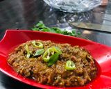 A picture of step 7 of Baingan ka Bharta.