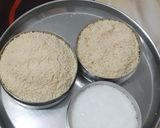 A picture of step 1 of Til Burfi.