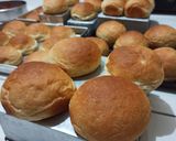 Foto langkah ke 4 dari resep Resep Roti Bun Burger metode Autolisis cocok diolah jadi Burger atau Korean Garlick cheese Bread.