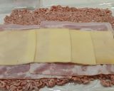 Foto del paso 1 de la receta: Medallones rellenos en espiral de cerdo, bacon y queso fundido
