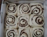 Foto langkah ke 12 dari resep (Sourdough Discard) Cinnamon Rolls - Tanpa Telur, Tanpa Mixer.