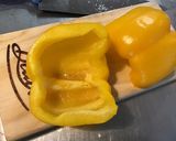 Une image de l'étape 9 de Filets d'églefin aux tomates, poivron jaune et estragon.
