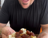 Foto del paso 5 de la receta: Huevos fritos en queso feta (receta viral Tik Tok)