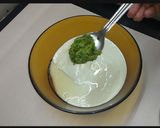 A picture of step 4 of Rava dhokla.