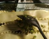 A picture of step 3 of Pesto, Sausage and Pea Lasagna.