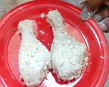 A picture of step 6 of Crispy Fried Chicken and Garlic sauce.