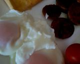 A picture of step 5 of My White Pudding Breakfast. 😀.