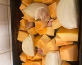 A picture of step 4 of Pumpkin Soup.