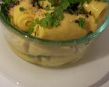 A picture of step 4 of Khandvi in Rice cooker.