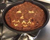 Une image de l'étape 13 de Flan d'Halloween au chocolat, poires et menthe.