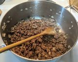 A picture of step 9 of Biscuits and Sausage Gravy Gluten free (can be made dairy free).