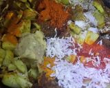 A picture of step 3 of Raw Jackfruit no onion garlic veg curry (echorer niramish dalna).