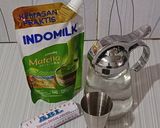 Foto langkah ke 1 dari resep Hunkwe Matcha Glass Dessert.